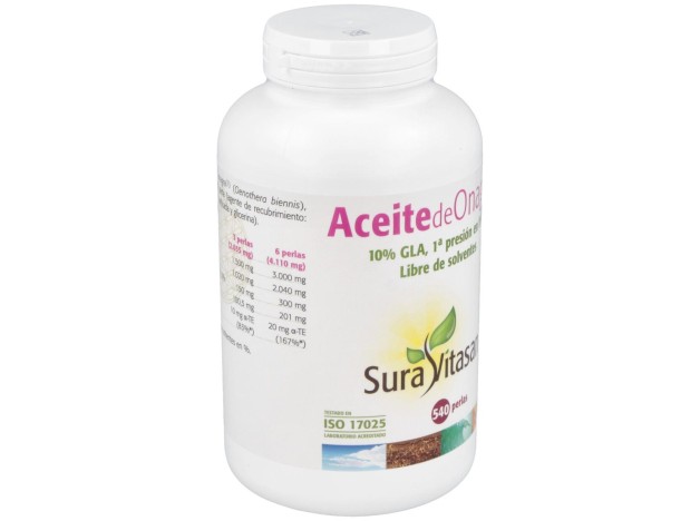 Sura Vitasan Aceite De Onagra 500Mg 540 Perlas