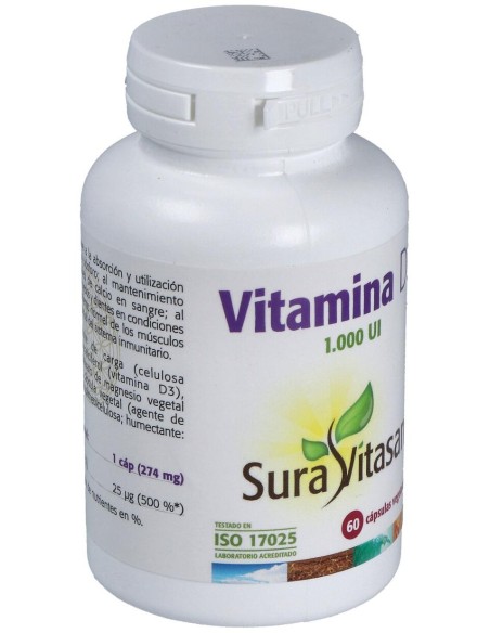 Sura Vitasan Vit. D3 1000Ui 60Caps