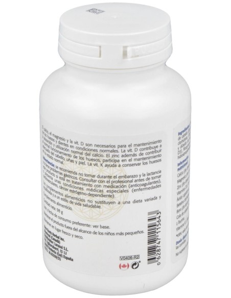 Sura Vitasan Calcio %26 Magnesio + D + K + Zinc + Boro 100Cáps