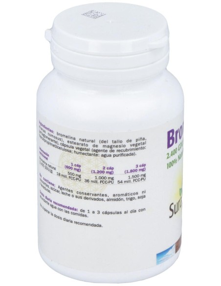 Sura Vitasan Bromelina 2.400 500Mg 30 Cápsulas