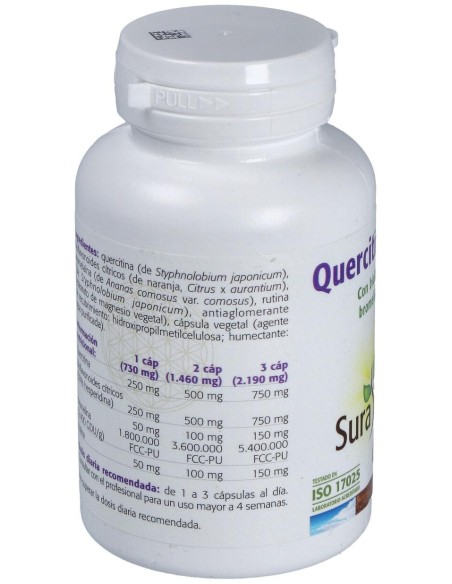 Sura Vitasan Quercitina 600 Mg 45 Cápsulas