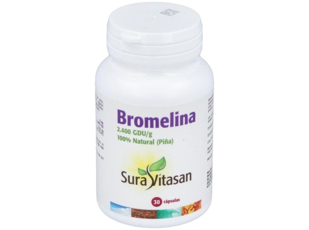 Sura Vitasan Bromelina 2.400 500Mg 30 Cápsulas