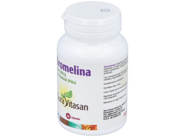 Sura Vitasan Bromelina 2.400 500Mg 30 Cápsulas