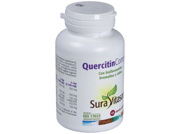 Sura Vitasan Quercitina 600 Mg 45 Cápsulas