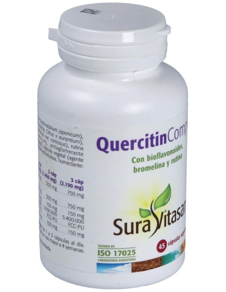 Sura Vitasan Quercitina 600 Mg 45 Cápsulas