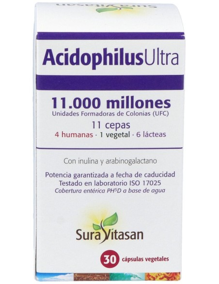 Sura Vitasan Acidophilus Ultra 30 Cápsulas
