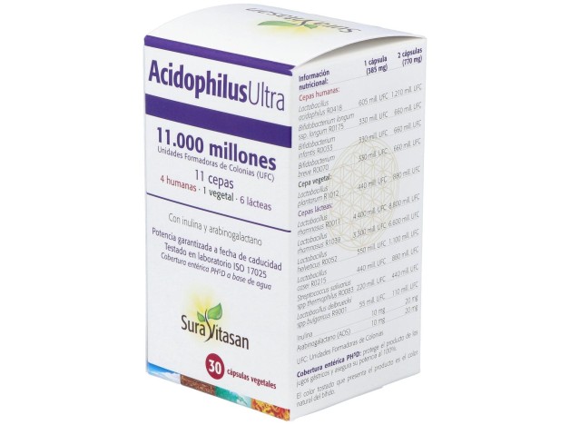 Sura Vitasan Acidophilus Ultra 30 Cápsulas