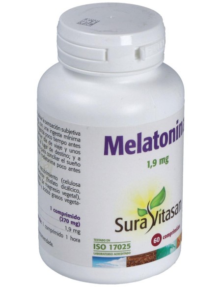 Sura Vitasan Melatonina 1_9Mg 60Comp