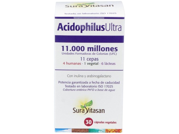 Sura Vitasan Acidophilus Ultra 30 Cápsulas