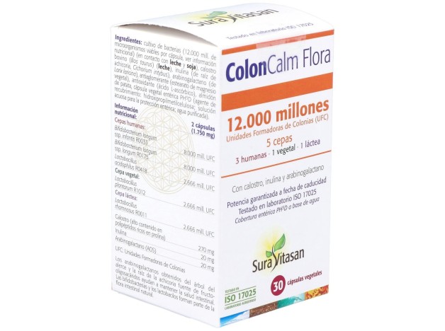Sura Vitasan Colon-Calm Flora 30 Cápsulas