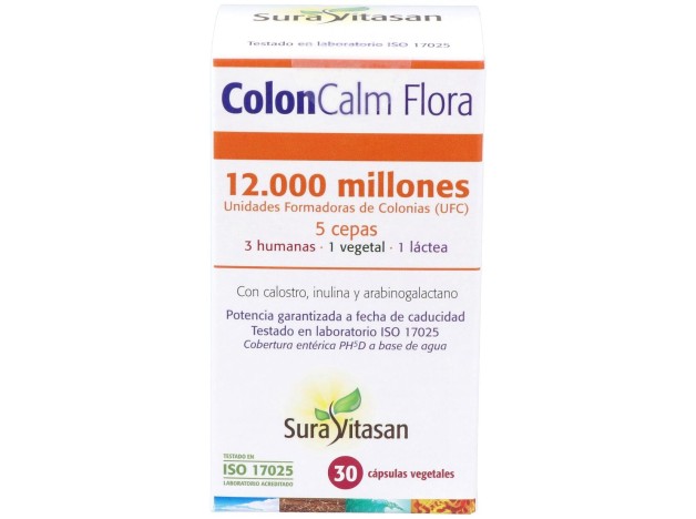 Sura Vitasan Colon-Calm Flora 30 Cápsulas