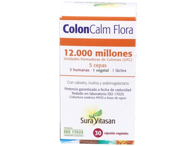 Sura Vitasan Colon-Calm Flora 30 Cápsulas