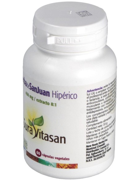 Sura Vitasan Hierba De San Juan Hiperico 60Caps