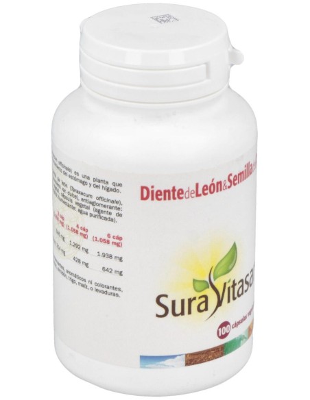 Sura Vitasan Diente Leon Semillas Apio 100Caps