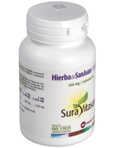 Sura Vitasan Hierba De San Juan Hiperico 60Caps