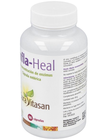 Sura Vitasan Infla Heal 90 Cápsulas
