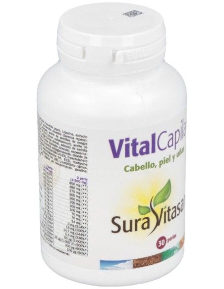 Vital Capilar Cabello,Piel Y Uñas 30Perlas