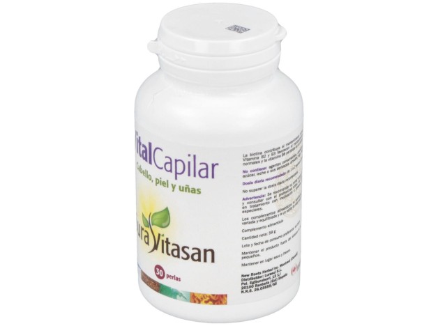 Vital Capilar Cabello,Piel Y Uñas 30Perlas