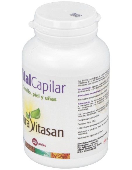 Vital Capilar Cabello,Piel Y Uñas 30Perlas