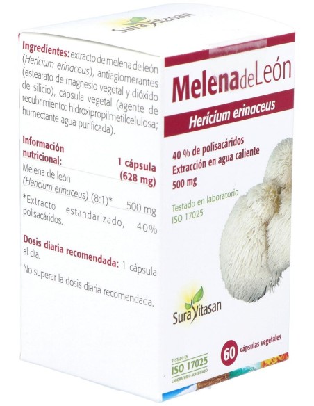 Sura Vitasan Melena De León 60 Cápsulas
