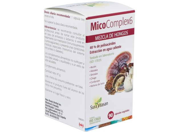 Sura Vitasan Mico Complex 6 90 Cápsulas