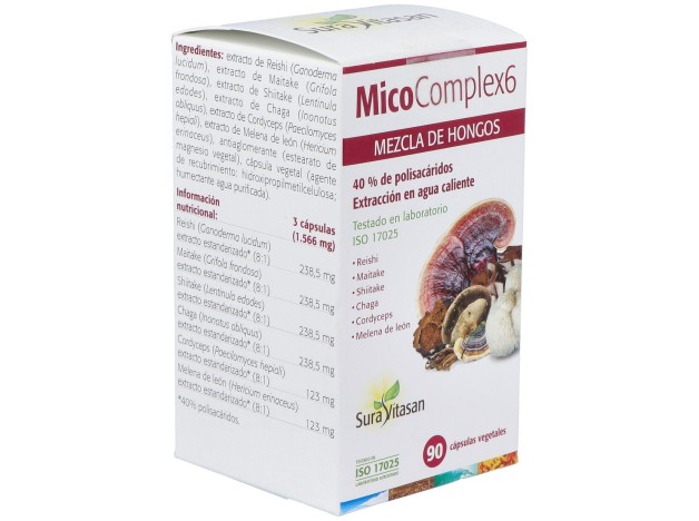 Sura Vitasan Mico Complex 6 90 Cápsulas