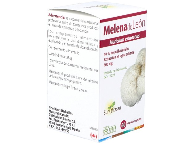 Sura Vitasan Melena De León 60 Cápsulas