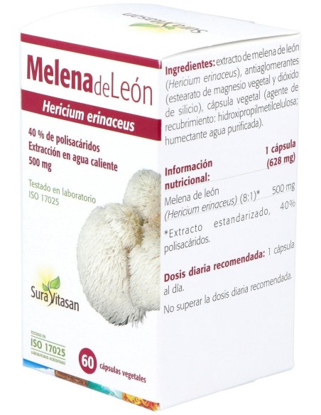 Sura Vitasan Melena De León 60 Cápsulas