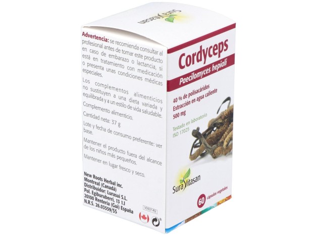 Sura Vitasan Cordiceps 500Mg 60Caps