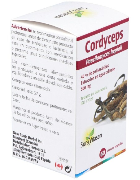 Sura Vitasan Cordiceps 500Mg 60Caps