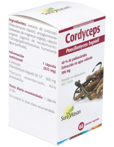 Sura Vitasan Cordiceps 500Mg 60Caps