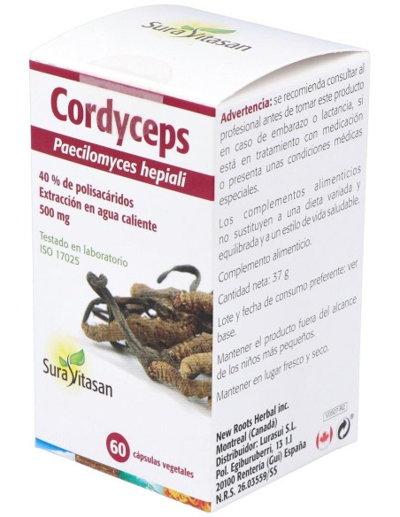 Sura Vitasan Cordiceps 500Mg 60Caps