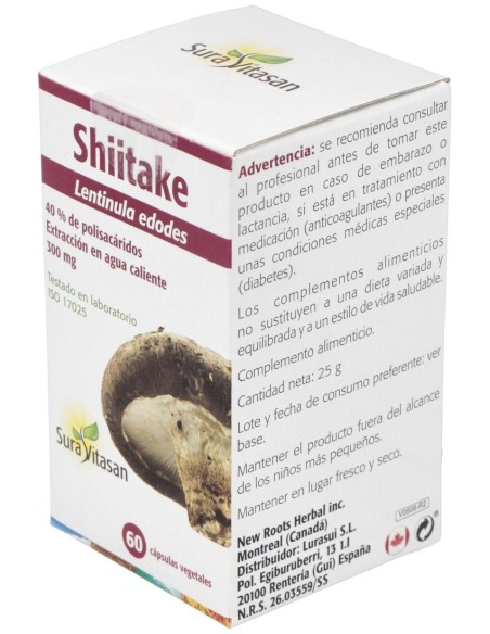 Sura Vitasan Shiitake 300Mg 60Caps