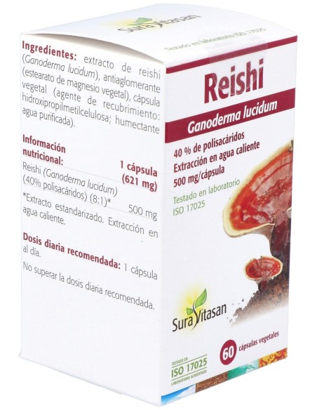 Sura Vitasan Reishi 500Mg 60Caps