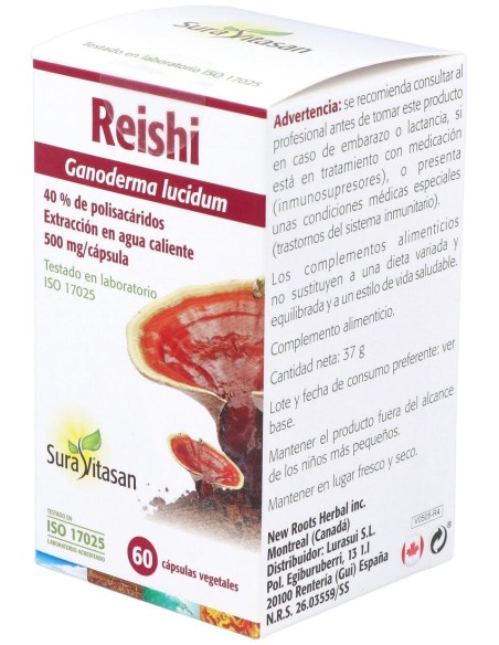 Sura Vitasan Reishi 500Mg 60Caps