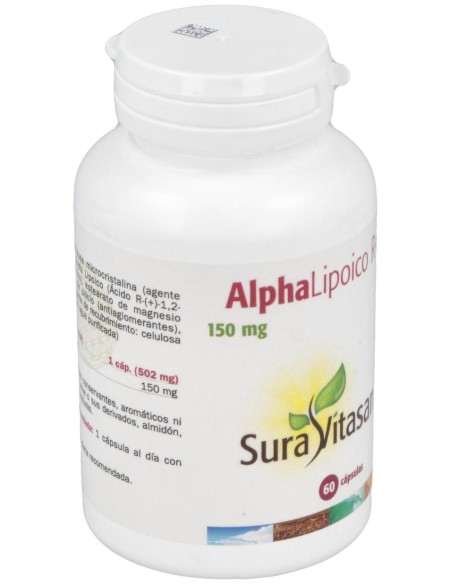 Sura Vitasan Alpha Lipoico R+ 150Mg 60Caps