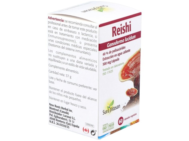 Sura Vitasan Reishi 500Mg 60Caps