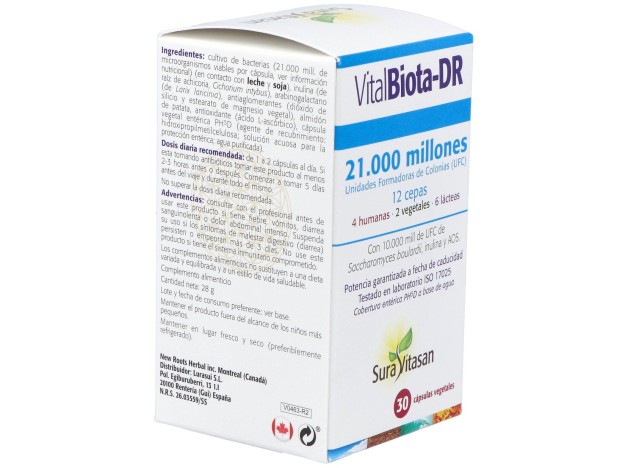 Vitalbiota-Dr 30Cap. (Refrigeracion)