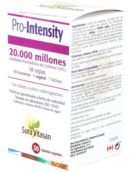 Pro-Intensity 30Cap. (Refrigeracion)