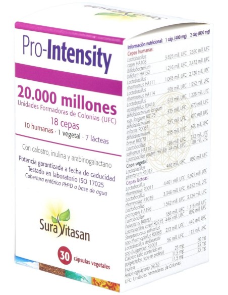 Pro-Intensity 30Cap. (Refrigeracion)