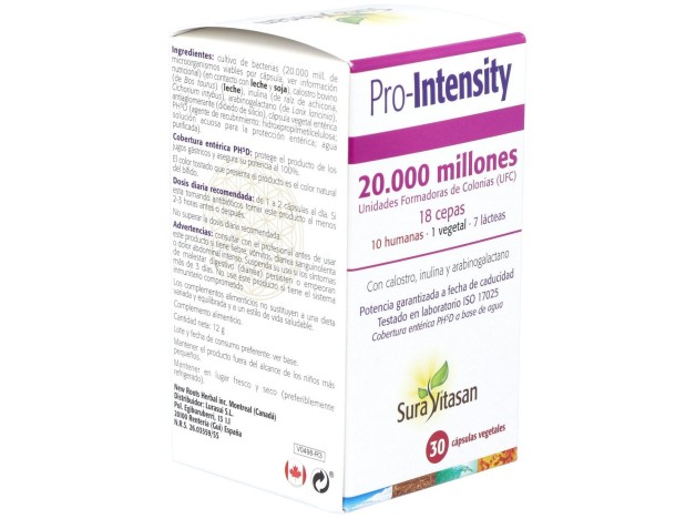 Pro-Intensity 30Cap. (Refrigeracion)
