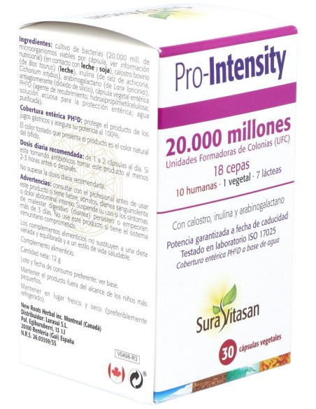 Pro-Intensity 30Cap. (Refrigeracion)