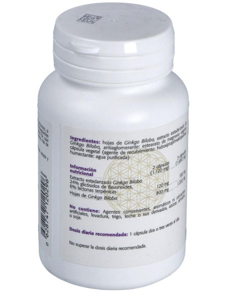 Ginkgo Biloba Estandarizado Al 24% 60Cap.