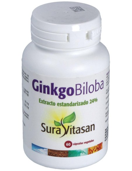 Ginkgo Biloba Estandarizado Al 24% 60Cap.