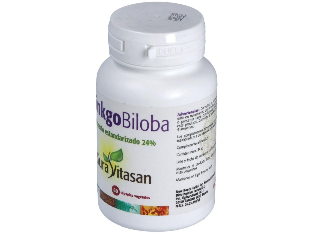 Ginkgo Biloba Estandarizado Al 24% 60Cap.