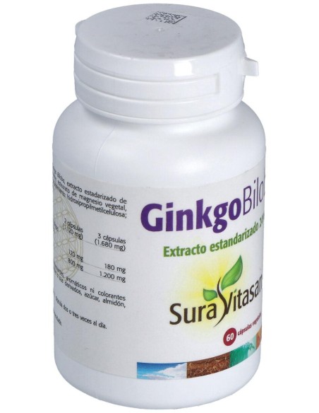 Ginkgo Biloba Estandarizado Al 24% 60Cap.