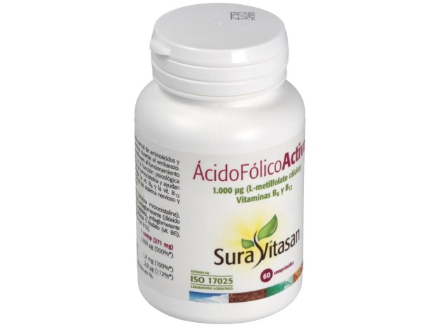 Sura Vitasan Ácido Fólico Activo 60Caps
