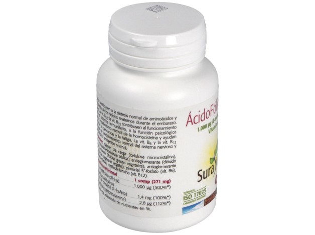 Sura Vitasan Ácido Fólico Activo 60Caps