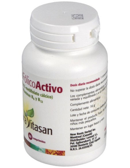 Sura Vitasan Ácido Fólico Activo 60Caps