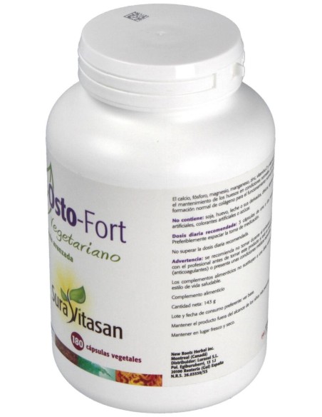 Sura Vitasan Osto Fort Vegetariano 180 Vcaps